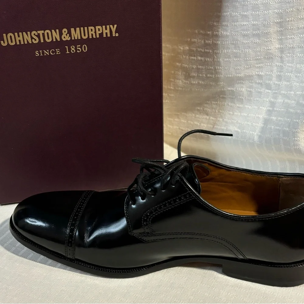 Johnston and Murphy sheep skin leather‎ 11.5 men’s shoes